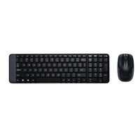 Logitech MK220 Wireless Keyboard and Mouse Combo Nano USB Receiver 10m QWERTY Black