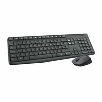 Logitech MK235 Wireless Full-Size Keyboard and Mouse Combo (Grey)
