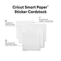 Cricut Smart Stckr Cs 10SHT Wh