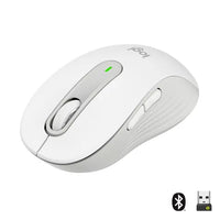 Logitech Signature M650 Wireless Silent Mouse Dual Connectivity 4000 DPI (White)
