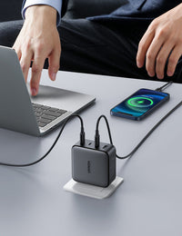 Ugreen 4 port gan 100W PD wall charger-Black