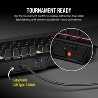 Corsair K70 TKL Champion Series Tenkeyless Opto-Mechanical Gaming Keyboard with RGB