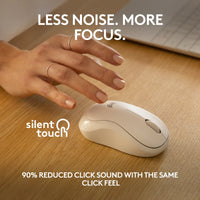 Logitech M240 Silent Bluetooth Mouse 18-Month Battery (White)