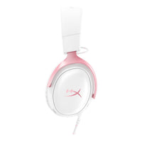 HP HyperX Cloud III Wired Gaming Headset White & Pink