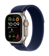 Apple Watch Ultra 2 | GPS +Cellular 49mm | Natural Titanium Case With Blue Trail Loop | M/L