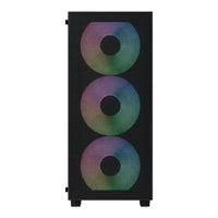 Aerocool B509A Flow ATX Mid Tower Gaming PC Case Black Full Mesh Front 360mm Radiator Tempered Glass