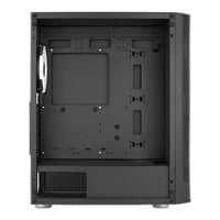 Aerocool Prism ARGB ATX Mid-Tower PC Case Black 4x ARGB Fans Tempered Glass Front and Side Panel