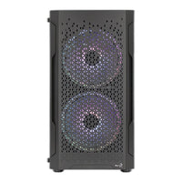 Aerocool Trinity Mini Tower Micro-ATX Mini-ITX PC Case Black 3 RGB Fans 240mm Radiator