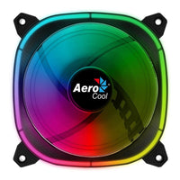 Aerocool Astro 12 ARGB 120mm Case Fan Black 1000 RPM Addressable RGB