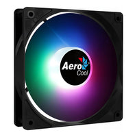 AeroCool Frost 12 120mm Fixed RGB Case Fan Molex 3-Pin Connector 8 LED Curved Blades 1000 RPM