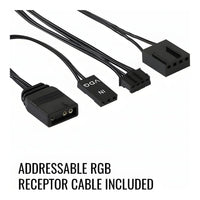 AeroCool H66F 6-Port ARGB Fan and Lighting Control Hub PWM 6x ARGB Fan Ports 2x ARGB Accessory SATA Power Aura Sync Compatible