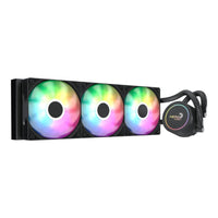AeroCool Abyss L360R 360mm ARGB AIO CPU Liquid Cooler Black LGA1851 AM5 AM4