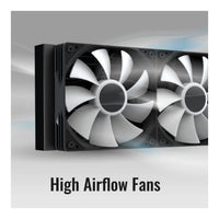 AeroCool Abyss L360R 360mm ARGB AIO CPU Liquid Cooler White LGA1851 AM5 AM4