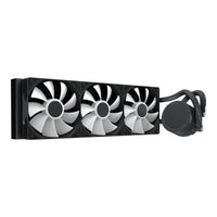 AeroCool Abyss L360R Digi 360mm ARGB AIO CPU Liquid Cooler Black LCD Display LGA1851 AM5 AM4