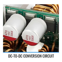 AeroCool AERO Bronze 550W ATX PSU 80 Plus Bronze DC-to-DC Conversion Japanese Capacitors 12cm Fan Non-Modular