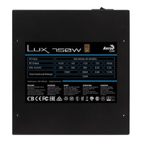 Aerocool LUX Bronze 750W 80 Plus Bronze Non-Modular ATX Power Supply