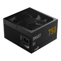 AeroCool Smart G1 750W ATX 3.1 Non-Modular PSU 80 Plus Gold 12V-2x6 PCIe 5.1 135mm FDB Fan Flat Cables