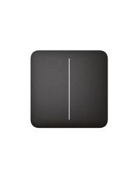 AJAX Security - Black SoloButton 2-GANG | AJAX-SB-2-GANG-B