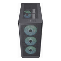 APNX C1-R Premium ATX Mid-Tower PC Case Black 4x 120mm PWM ARGB Fans Tempered Glass