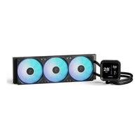 AeroCool APNX LC1-D 360mm ARGB AIO Liquid CPU Cooler Black 3.95-inch IPS LCD Display 320W TDP Copper Block LGA1851 AM5