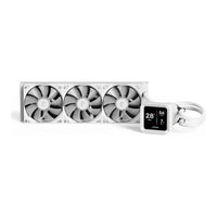 AeroCool APNX LC1-D 360mm ARGB AIO Liquid CPU Cooler White 3.95-inch IPS LCD Display 320W TDP Copper Block LGA1851 AM5