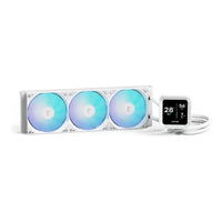 AeroCool APNX LC1-D 360mm ARGB AIO Liquid CPU Cooler White 3.95-inch IPS LCD Display 320W TDP Copper Block LGA1851 AM5