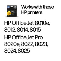 HP 912XL High Yield Yellow Original Ink Cartridge, 700 pages
