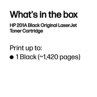HP 201A Black Original LaserJet Toner Cartridge 1 500 pgs