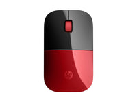 HP Z3700 Wireless Mouse Red 1200 DPI 2.4GHz USB Receiver Up to 16-Month Battery