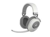 Corsair HS65 Wireless Premium Gaming Headset 50mm Drivers Omnidirectional Mic (White)