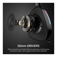 Corsair VOID v2 MAX Wireless Gaming Headset Carbon Dolby Atmos 2.4GHz Bluetooth 70-Hour Battery