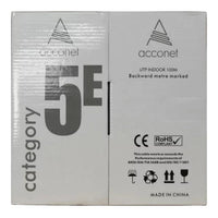 Essential CAT5e Indoor Ethernet Cable 100m Grey Solid Copper UTP Pull Box | CAT5-100-GEN-SC