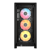 Corsair FRAME 4000D RS ARGB Midi-Tower ATX PC Case Black Tempered Glass 3x 120mm Fans