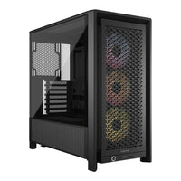 Corsair FRAME 4000D RS ARGB Midi-Tower ATX PC Case Black Tempered Glass 3x 120mm Fans