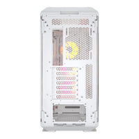 Corsair iCUE LINK 5000T LX RGB Midi Tower ATX PC Case White 3x LX120 Fans Aurora RGB Light Strips