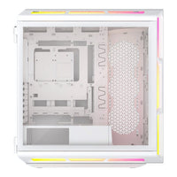 Corsair iCUE LINK 5000T LX RGB Midi Tower ATX PC Case White 3x LX120 Fans Aurora RGB Light Strips