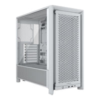 Corsair 4000D RS Mid-Tower ATX PC Case White 3x RS Fans Included 360mm Radiator Support