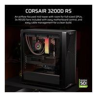 Corsair 3200D RS Mid-Tower PC Case Black 3x RS120 Fans 375mm GPU Clearance 360mm Radiator