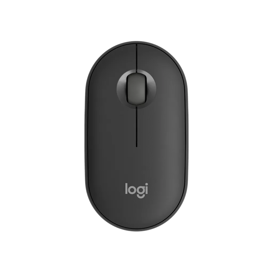 Logitech Pebble Mouse 2 M350s Wireless Ambidextrous Mouse Graphite Bluetooth RF