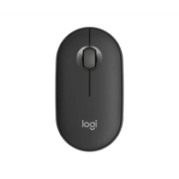 Logitech Pebble Mouse 2 M350s Wireless Ambidextrous Mouse Graphite Bluetooth RF