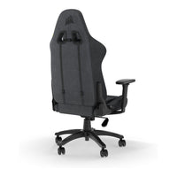 Corsair TC100 RELAXED Gaming Chair Black Grey Soft Fabric