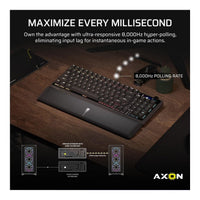 Corsair VANGUARD 96 Wired Mechanical Gaming Keyboard MLX Fusion Switches 8000Hz 96% Layout Black