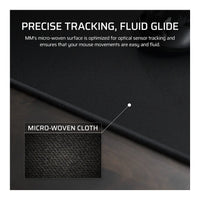 Corsair MM Anti-Fray XL Cloth Gaming Mouse Pad 930mm x 300mm Black Micro-Weave