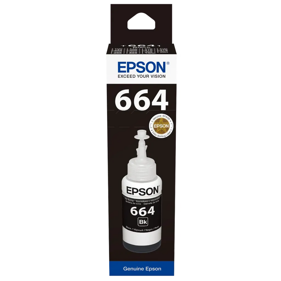 Epson 664 Black EcoTank Ink Bottle 70ml