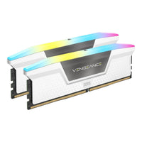 Corsair Vengeance RGB DDR5 32GB 2x16GB 6000MHz CL36 Intel XMP AMD EXPO White