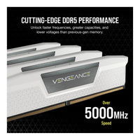 Corsair Vengeance 32GB DDR5-6400 Desktop Memory Kit 2x16GB CL36 AMD EXPO Intel XMP White