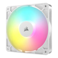 Corsair RS120 ARGB 120mm PWM Case Fan White Single Pack