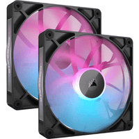 Corsair iCUE LINK RX140 RGB 140mm Fan Dual Pack Black 1700RPM