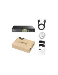 Cudy 8 Port Gigabit PoE 130W 2SFP Switch | GS2008PS2