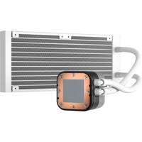 Corsair iCUE H100i ELITE CAPELLIX 240mm AIO CPU Liquid Cooler with ARGB (White)